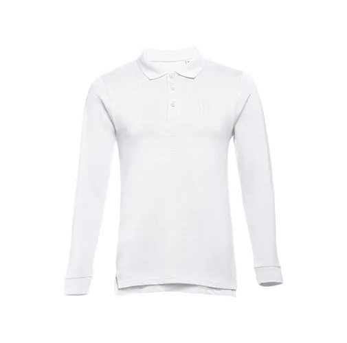 white THC BERN WH 3XL. Polo de manga larga para hombre