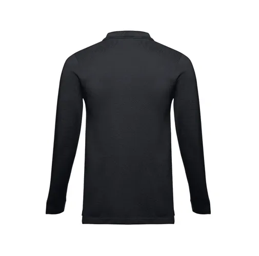 black THC BERN 3XL. Polo de manga larga para hombre
