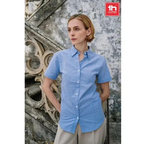 THC LONDON WOMEN. CAMISA OXFORD PARA MUJER