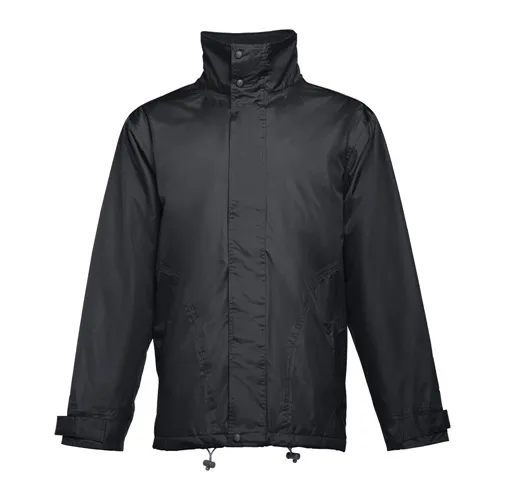 black THC LIUBLIANA. Parka unisex acolchada