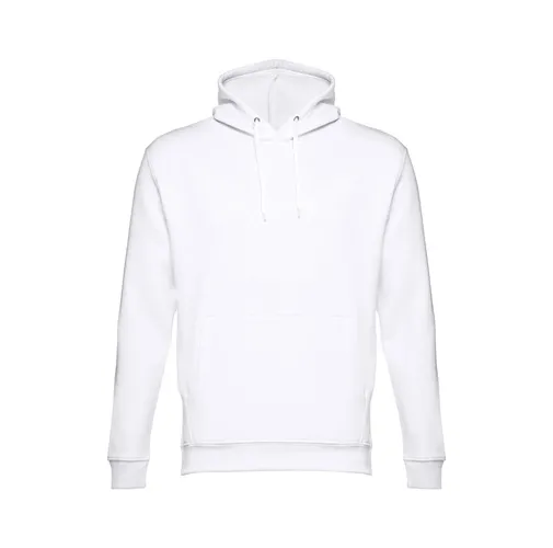 white THC PHOENIX WH. Sudadera unisex, con capucha
