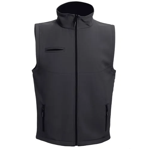 black THC BAKU. Chaleco de softshell unisex
