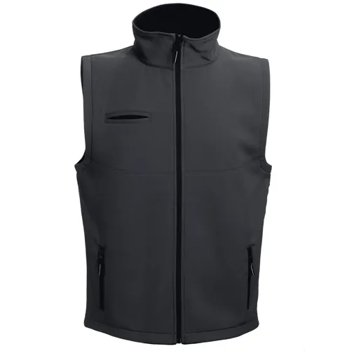 black THC BAKU. Chaleco de softshell unisex