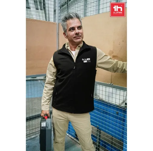 THC BAKU. Chaleco de softshell unisex