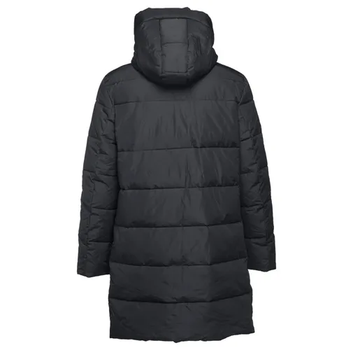 black THC BRUSSELS. Parka unisex acolchada