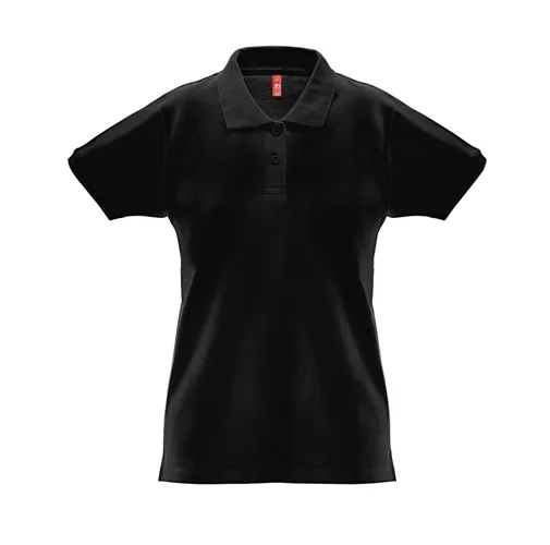 black THC MONACO WOMEN. Polo de mujer