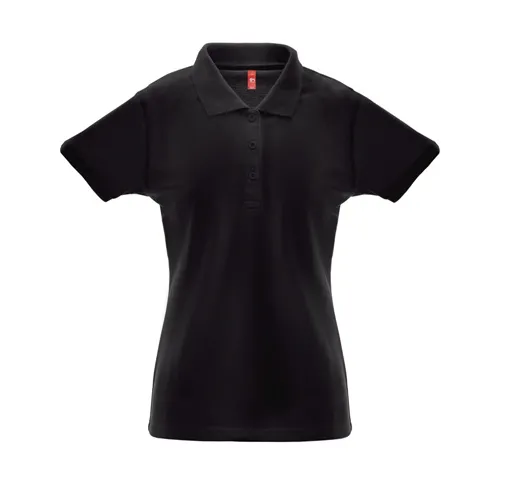 black THC BERLIN WOMEN. Polo de mujer