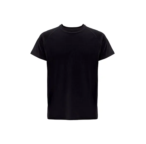 black THC MOVE. Camiseta técnica de manga corta