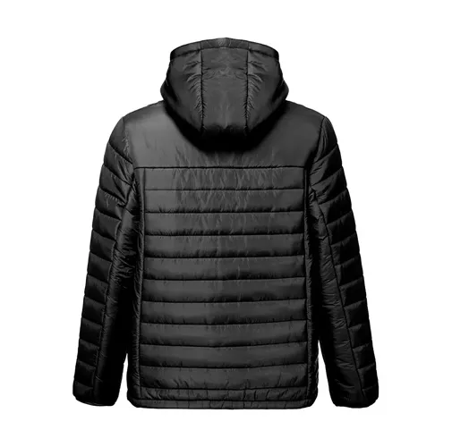 black THC SHIELD. Chaqueta con capucha para hombre