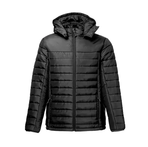 black THC SHIELD. Chaqueta con capucha para hombre