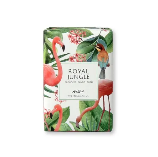 rosa claro ROYAL JUNGLE. Jabones enriquecidos con arcilla verde (160g)