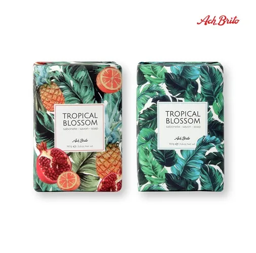 TROPICAL BLOSSOM. Jabones enriquecidos con aceite de oliva (160g)