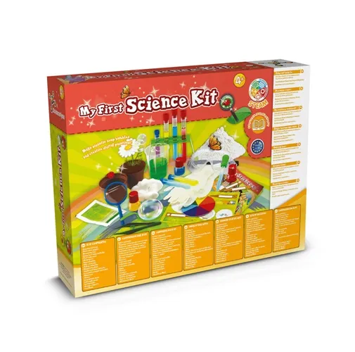 white My First Science Kit II. Juguete educativo suministrado con una bolsa de regalo de papel kraft (100 g/m²)