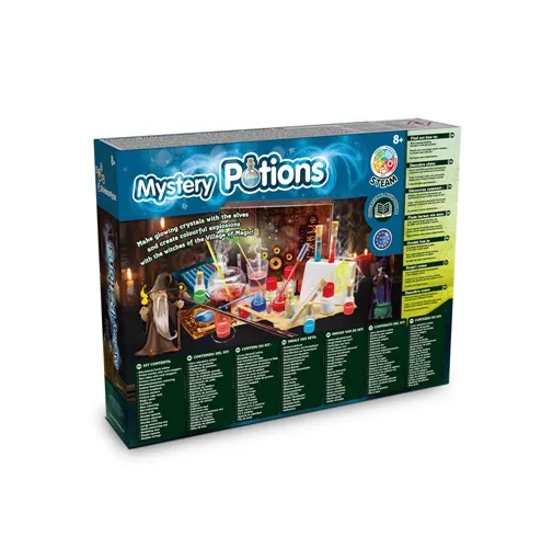 natural Mystery Potions Kit III. Kit educativo suministrado con una bolsa de regalo de papel kraft (115 g/m²)