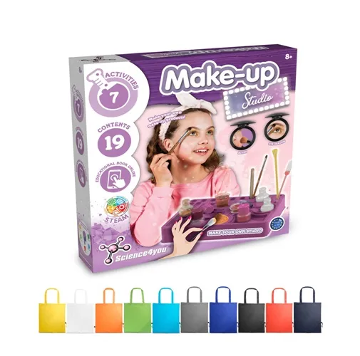 MAKEUP STUDIO KIT II. KIT EDUCATIVO SUMINISTRADO CON UNA BOLSA DE REGALO PLEGABLE DE 190T