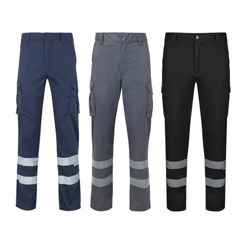 VL DIONYSUS. PANTALÓN MULTIBOLSILLOS BICOLOR (210 G/M²), EN ALGODÓN (20%) Y POLIÉSTER (80%)