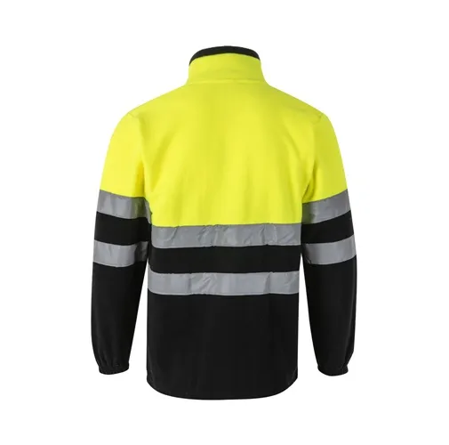 black VL EROS. Chaqueta polar bicolor (280 g/m²), en poliéster (100%)