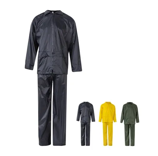 VL SEDNA. Traje de lluvia (225g/m²), de dos piezas en poliéster (100%) con revestimiento de PVC