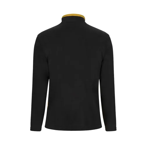 black VL GERAS. Chaqueta polar bicolor (220g/m²) en poliéster (100%)