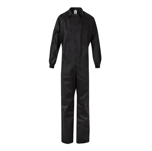 black VL YAMA. Mono de sarga (200g/m²), en algodón (35%) y poliéster (65%)