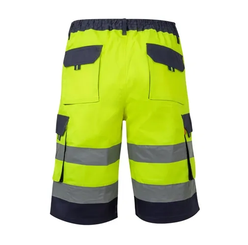 yellow VL HADES. Bermudas polar bicolor (280 g/m²), en poliéster (100%)