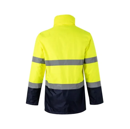 azul marino VL THEMIS LARGE. Parka bicolor (190g/m²), en poliéster (100%), con revestimiento de PU