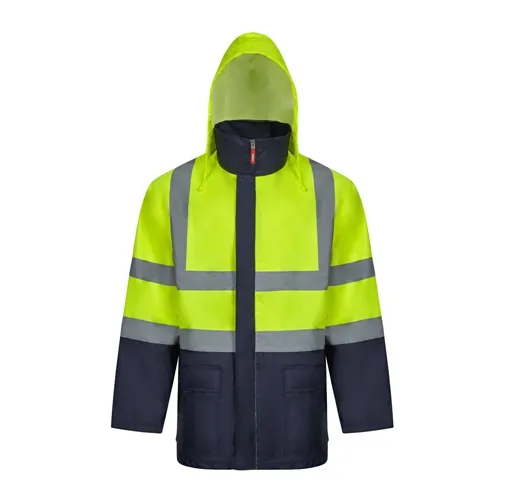 azul marino VL JUNO. Parka 4 en 1 bicolor (180g/m²), en poliéster (100%) con revestimiento de PU