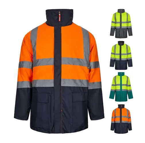 VL JUNO. PARKA 4 EN 1 BICOLOR (180G/M²), EN POLIÉSTER (100%) CON REVESTIMIENTO DE PU
