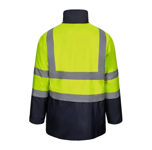 azul marino VL JUNO LARGE. Parka 4 en 1 bicolor (180g/m²), en poliéster (100%) con revestimiento de PU