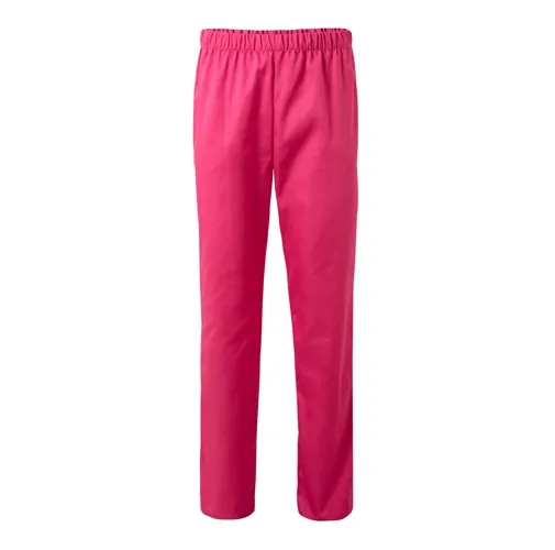 pink VL APHRODITE. Pantalón de sarga (190g/m²), en algodón (35%) y poliéster (65%)