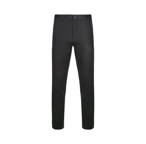 black VL VISHNU. Pantalón chino unisex elástico (260g/m²), en algodón (98%) y elastano (2%)