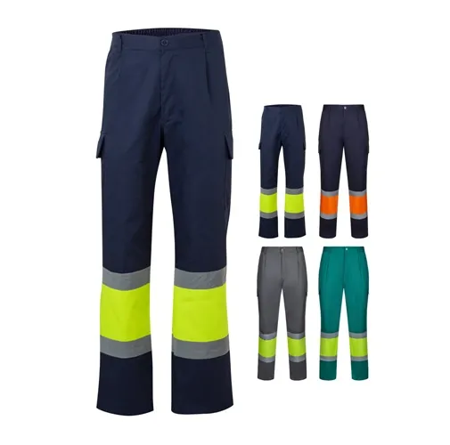 VL ARTEMIS. Two-colour twill trousers (190g/m²), made of cotton (20%) and polyester (80%)