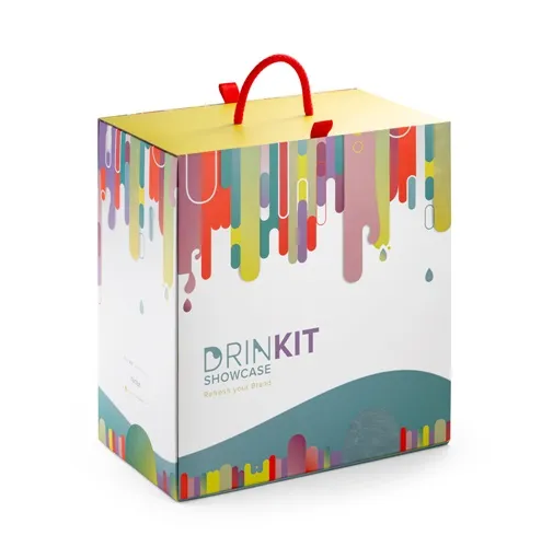 multicolor DRINKIT SHOWCASE. Muestrario personalizado de \