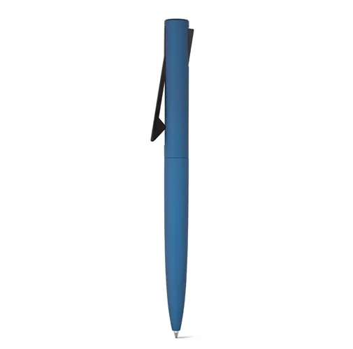 blue CONVEX. Bolígrafo en aluminio reciclado (100% rAL) y ABS con sistema de botón en el clip