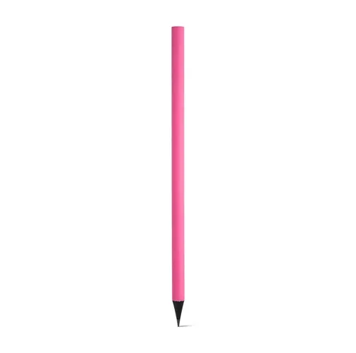 pink LUCIAN. Lápiz HB de madera fluorescente