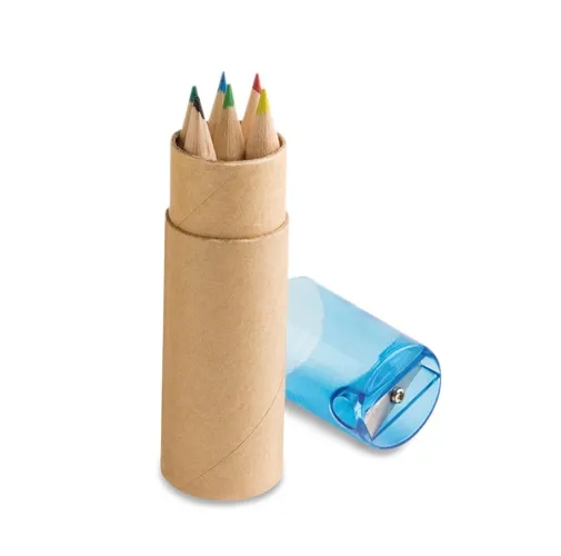 blue ROLS. Caja con 6 lápices de color