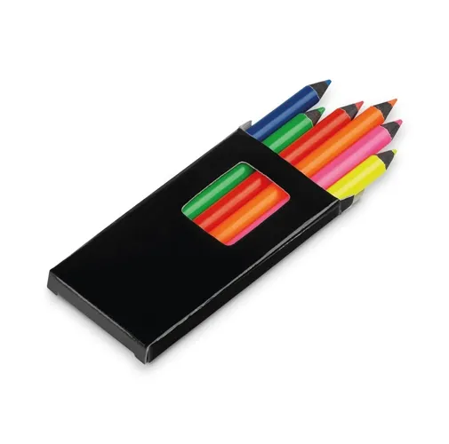 black MEMLING. Caja con 6 lápices de color