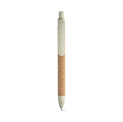 verde claro GOYA. Bolígrafo en corcho y Fibra de paja de trigo