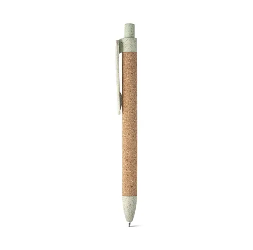 verde claro GOYA. Bolígrafo en corcho y Fibra de paja de trigo