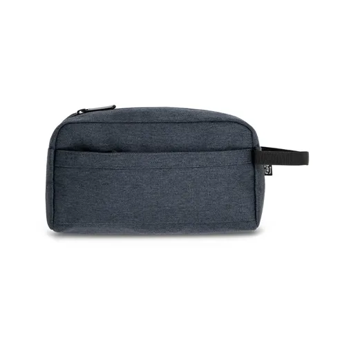 blue REPURPOSE BAG. Neceser fabricado en poliéster reciclado 600D
