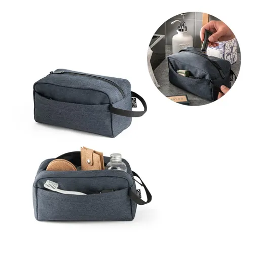 REPURPOSE BAG. Neceser fabricado en poliéster reciclado 600D