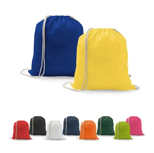 ISTANBUL. MOCHILA CONFECCIONADA EN ALGODÓN RECICLADO (70%) Y POLIÉSTER (30% RPET) (150 G/M²)