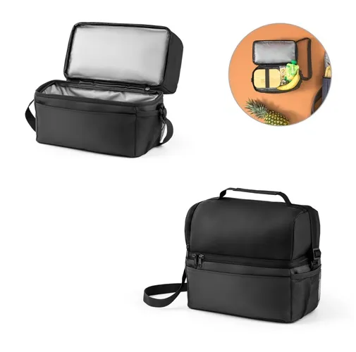 ZIPPERS COOLER. Mochila térmica 7 L en 300D y 840D Jacquard