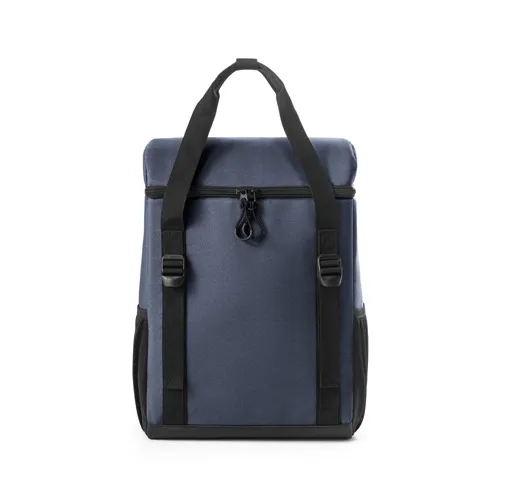 blue ROMA L. Mochila térmica acolchada en poliéster reciclado 600D ripstop 16 L