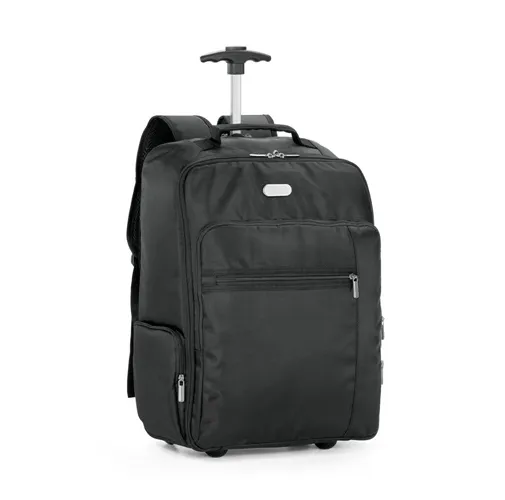 black AVENIR. Mochila trolley para portátil de 17\