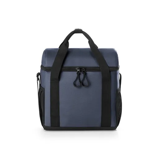 blue ROMA M. Bolsa térmica acolchada en poliéster reciclado 600D ripstop 11 L