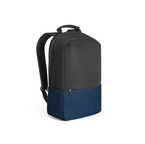 blue GENOA BPACK. Mochila antirrobo en poliéster reciclado de alta densidad 600D