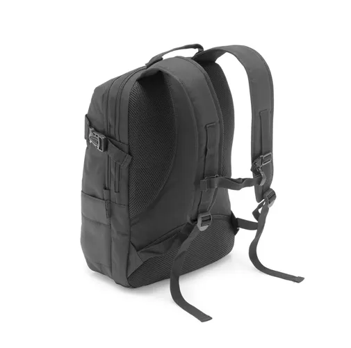 black ZIPPERS BPACK. Mochila para portátil de 15.6\'\' en jacquard 840D y 300D