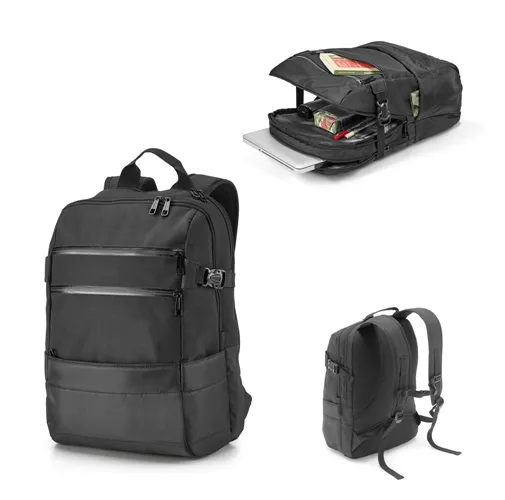 ZIPPERS BPACK. Mochila para portátil de 15.6\'\' en jacquard 840D y 300D