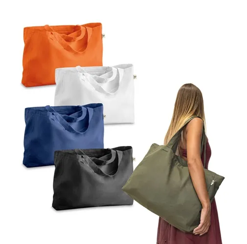 CAMDEN. BOLSA DE ALGODÓN (50%), ALGODÓN RECICLADO (30%) Y POLIÉSTER (20% RPET) (280 G/M²)